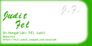 judit fel business card